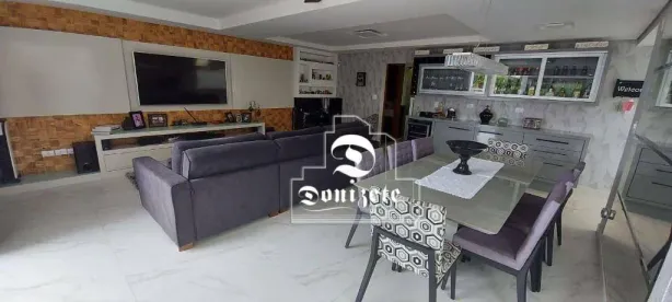Casa de Condomínio com 5 Quartos para alugar, 400m² no Campestre, Santo André