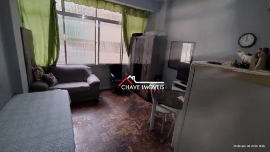 Kitnet com 1 Quarto à venda, 24m² no Gonzaga, Santos