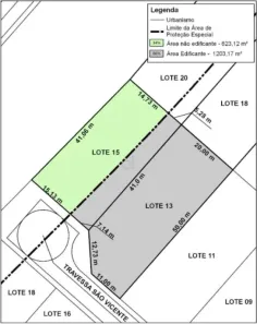 Terreno / Lote / Condomínio à venda, 1826m² no Setor Habitacional Tororó, Brasília