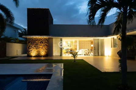 Casa de Condomínio com 4 Quartos para venda ou aluguel, 370m² no Catu de Abrantes (Abrantes), Camaçari