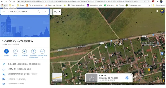 Terreno / Lote / Condomínio à venda, 360m² no , Hidrolândia
