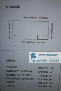 Loja / Salão / Ponto Comercial à venda, 936m² no Centro, Araras