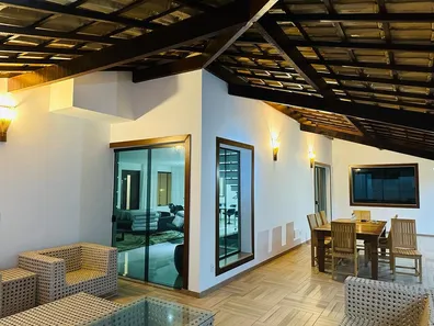 Casa de Condomínio com 5 Quartos para venda ou aluguel, 500m² no Busca Vida (Abrantes), Camaçari