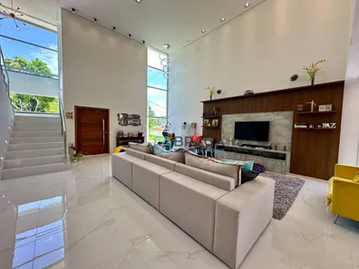 Casa de Condomínio com 5 Quartos para venda ou aluguel, 580m² no Recanto Santa Barbara, Jambeiro