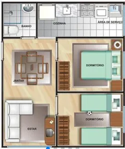 Apartamento com 2 Quartos à venda, 81m² no Jardim Dayse, Ferraz de Vasconcelos