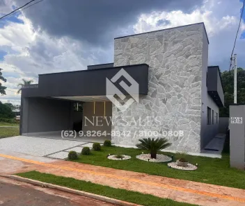 Casa de Condomínio com 3 Quartos à venda, 143m² no Rosa de Leiria Condomínio Horizontal, Goianira