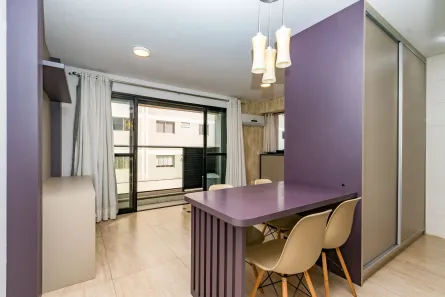 Studio com 1 Quarto para alugar, 33m² no Campina do Siqueira, Curitiba