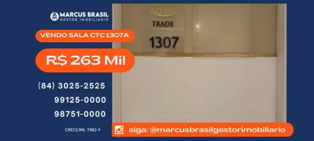 Conjunto Comercial / Sala à venda, 32m² no Lagoa Nova, Natal