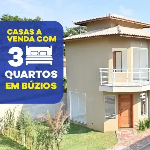 Casa de Condomínio com 3 Quartos à venda, 90m² no Rasa, Armação dos Búzios