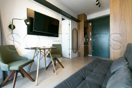 Flat com 1 Quarto para alugar, 29m² no Sumaré, São Paulo