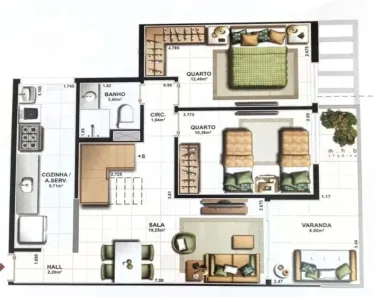 Cobertura com 3 Quartos à venda, 127m² no Itacuruçá, Mangaratiba