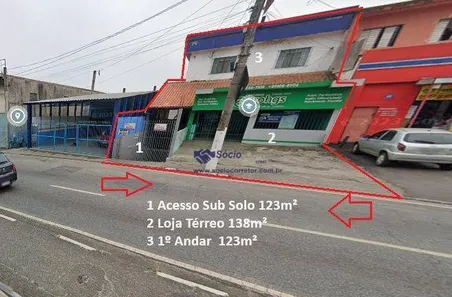 Prédio Inteiro à venda, 384m² no Vila Monte Belo, Itaquaquecetuba