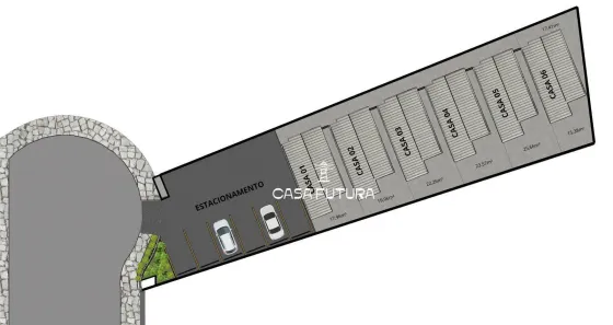 Casa de Condomínio com 2 Quartos à venda, 70m² no Morada da Granja, Barra Mansa