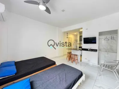 Kitnet com 1 Quarto à venda, 34m² no Pitangueiras, Guarujá