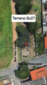 Terreno / Lote / Condomínio à venda, 216m² no Cidade Edson, Suzano