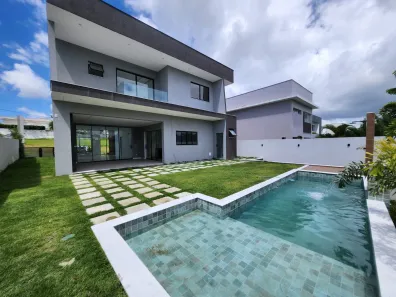 Casa de Condomínio com 4 Quartos à venda, 460m² no Busca Vida (Abrantes), Camaçari