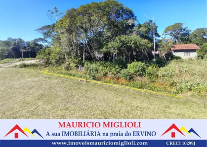 Terreno / Lote / Condomínio à venda, 360m² no Praia do Ervino, São Francisco do Sul