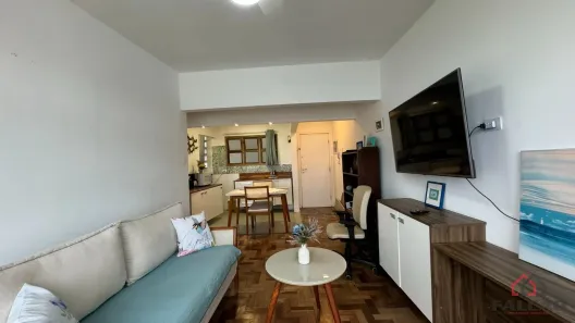 Apartamento com 1 Quarto para alugar, 45m² no Ilha Porchat, São Vicente