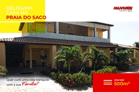 Casa com 7 Quartos à venda, 400m² no Praia do Saco, Estância