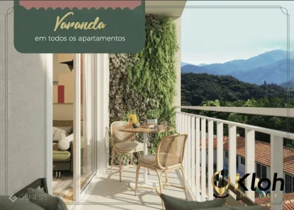 Apartamento com 2 Quartos à venda, 54m² no Nogueira, Petrópolis