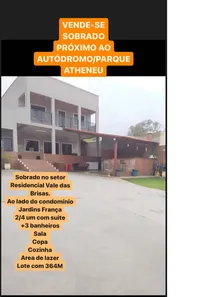 Sobrado com 2 Quartos à venda, 260m² no Residencial Vale das Brisas, Goiânia