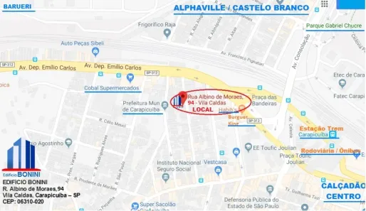 Conjunto Comercial / Sala para alugar, 20m² no Vila Caldas, Carapicuíba