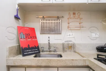 Flat com 1 Quarto para alugar, 42m² no Paraíso do Morumbi, São Paulo