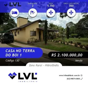 Casa com 3 Quartos à venda, 300m² no , Hidrolândia