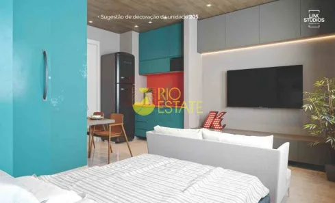 Flat com 1 Quarto à venda, 24m² no Jardim Belvedere, Volta Redonda