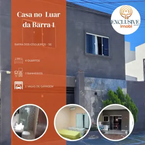 Sobrado com 4 Quartos à venda, 160m² no Luar da Barra, Barra dos Coqueiros