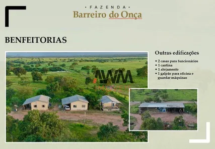 Fazenda / Sítio / Chácara à venda, 97000000m² no , Paranã