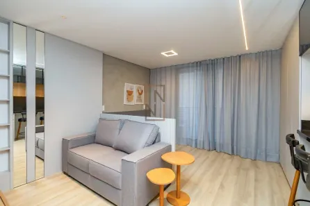 Studio com 1 Quarto para alugar, 29m² no Centro, Curitiba