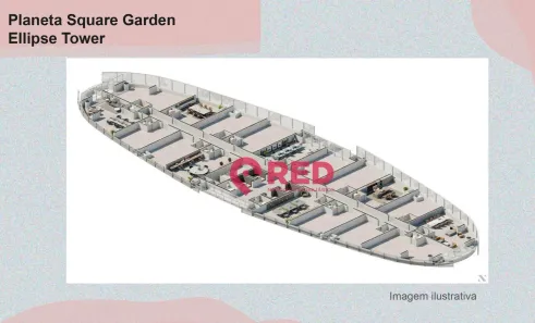 Andar / Laje corporativa para alugar, 900m² no Jardim Emília, Sorocaba