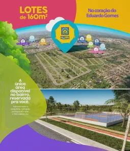 Terreno / Lote / Condomínio à venda, 160m² no Eduardo Gomes, São Cristóvão