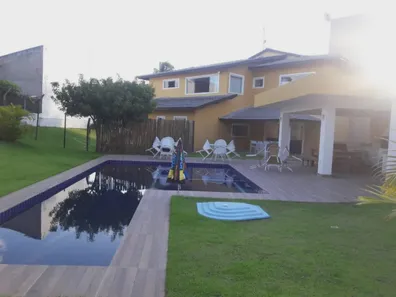 Casa de Condomínio com 5 Quartos à venda, 550m² no Busca Vida (Abrantes), Camaçari