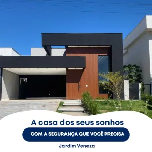 Casa de Condomínio com 3 Quartos à venda, 192m² no Residencial Condomínio Jardim Veneza, Senador Canedo