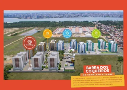 Apartamento com 3 Quartos à venda, 74m² no Costa Paradiso, Barra dos Coqueiros