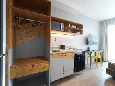Apartamento com 1 Quarto para alugar, 23m² no Sé, São Paulo