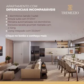 Apartamento com 3 Quartos à venda, 125m² no Centro, Criciúma