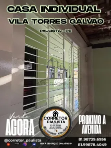 Casa com 2 Quartos à venda, 100m² no Vila Torres Galvão, Paulista