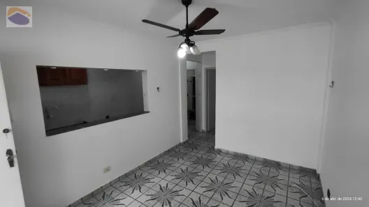 Apartamento com 1 Quarto para alugar, 58m² no Centro, São Vicente