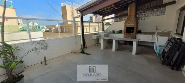 Cobertura com 2 Quartos para alugar, 132m² no Jardim Las Palmas, Guarujá