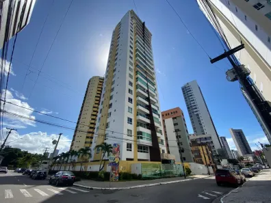 Apartamento com 3 Quartos para alugar, 129m² no Tambaú, João Pessoa