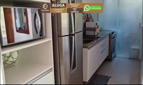 Flat com 2 Quartos para alugar, 68m² no Praia do Forte, Mata de São João