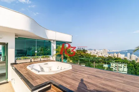 Casa de Condomínio com 11 Quartos para venda ou aluguel, 2800m² no Marapé, Santos