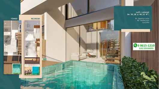Loft com 1 Quarto à venda, 33m² no Porto de Galinhas, Ipojuca