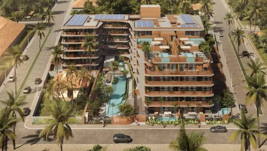 Apartamento com 2 Quartos à venda, 77m² no Areia Dourada, Cabedelo