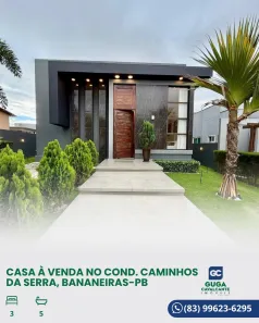 Casa de Condomínio com 3 Quartos à venda, 200m² no , Bananeiras