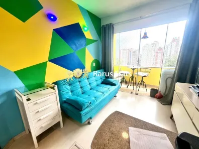 Flat com 1 Quarto para alugar, 45m² no Paraíso do Morumbi, São Paulo