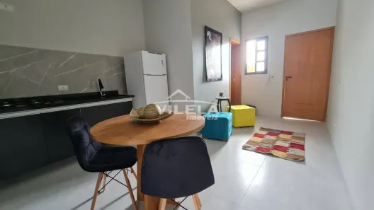 Flat com 1 Quarto para alugar, 34m² no Loteamento Jardim Aruan, Caraguatatuba
